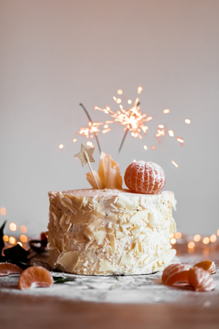 White Birthday Cake