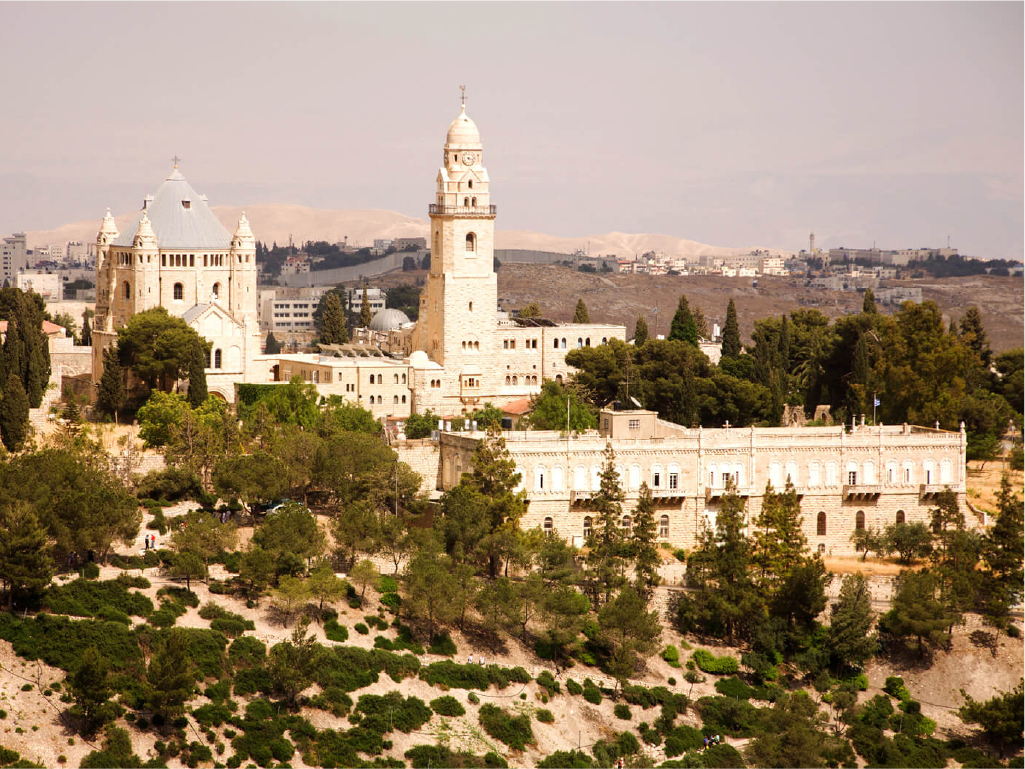Mount Zion is a hill in Jerusalem, located just outside the walls of the Old City